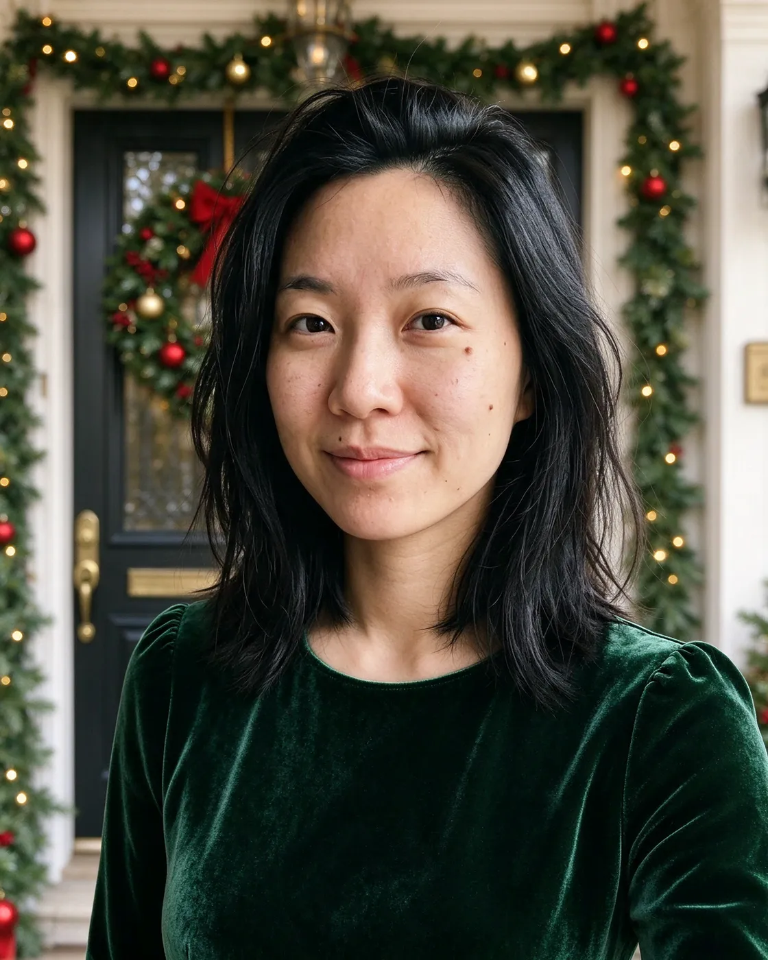 Christmas card portrait