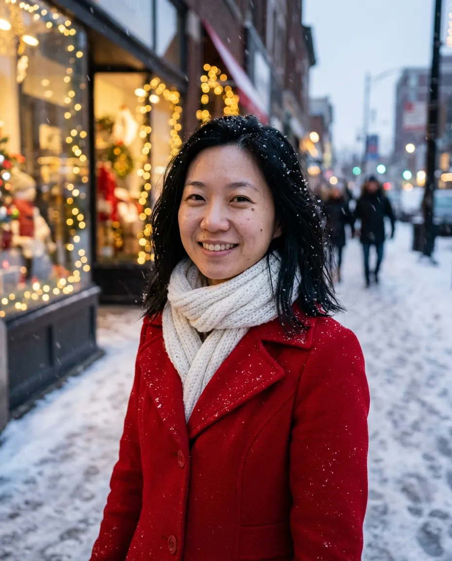 Snowy street