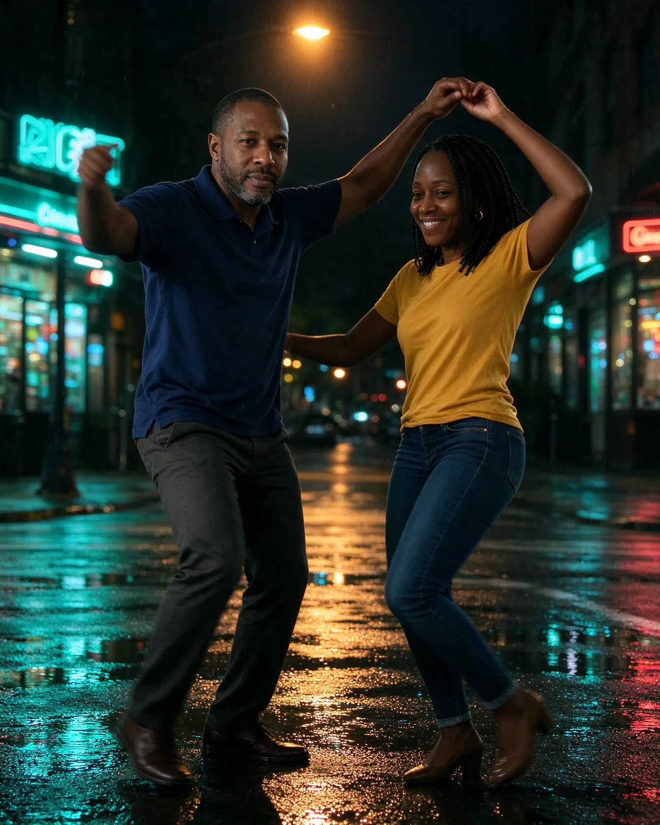Rainy night in the city