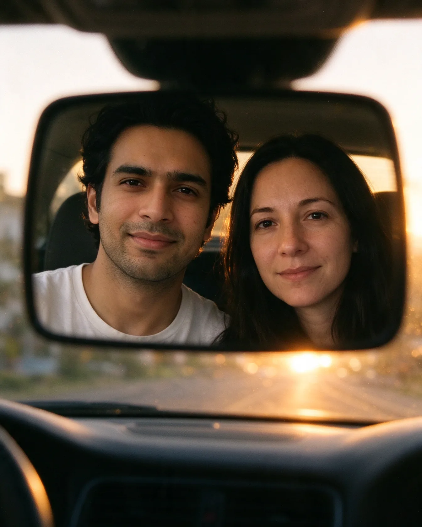In the rearview mirror