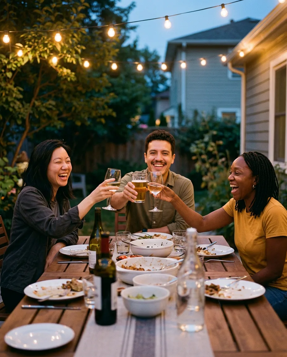 Dinner with friends