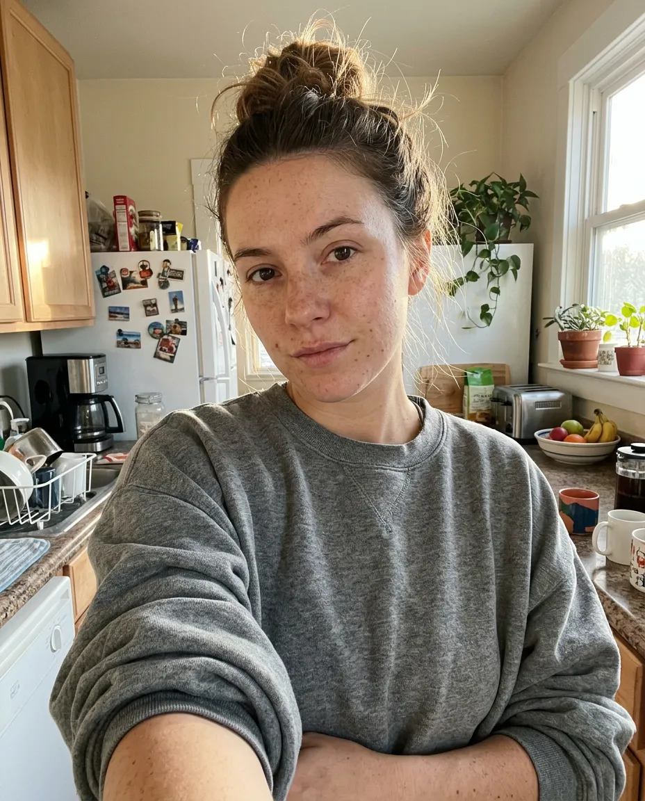 Kitchen selfie