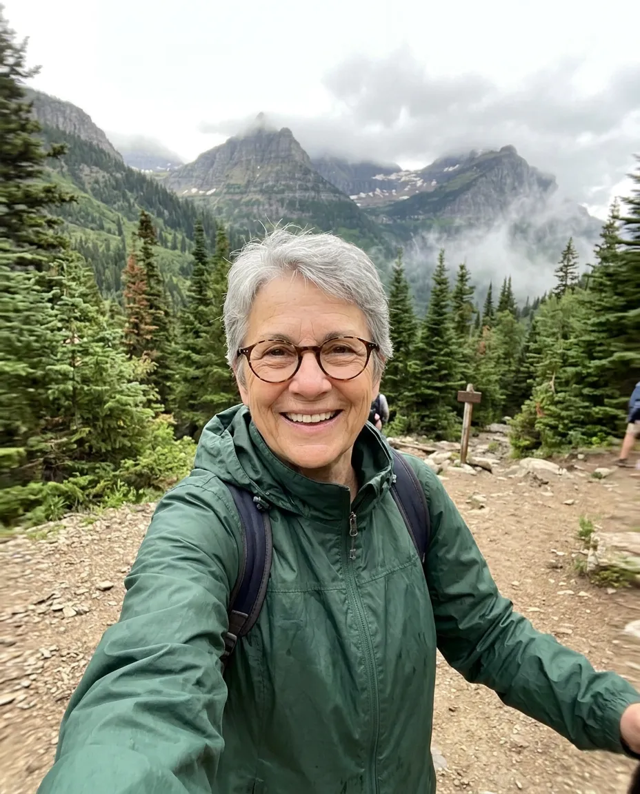 Trail selfie