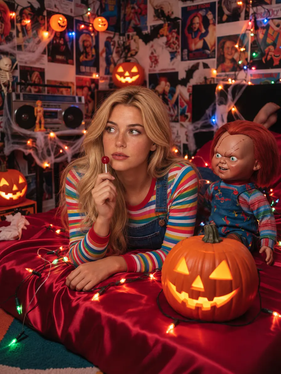 Bedroom with the killer doll: Style inspiration · preview imagery