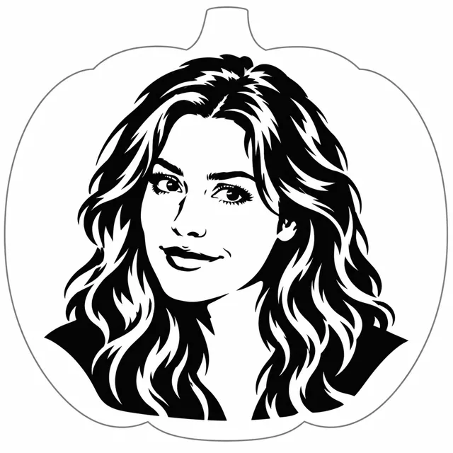 Your face as a pumpkin stencil: Style inspiration · preview imagery