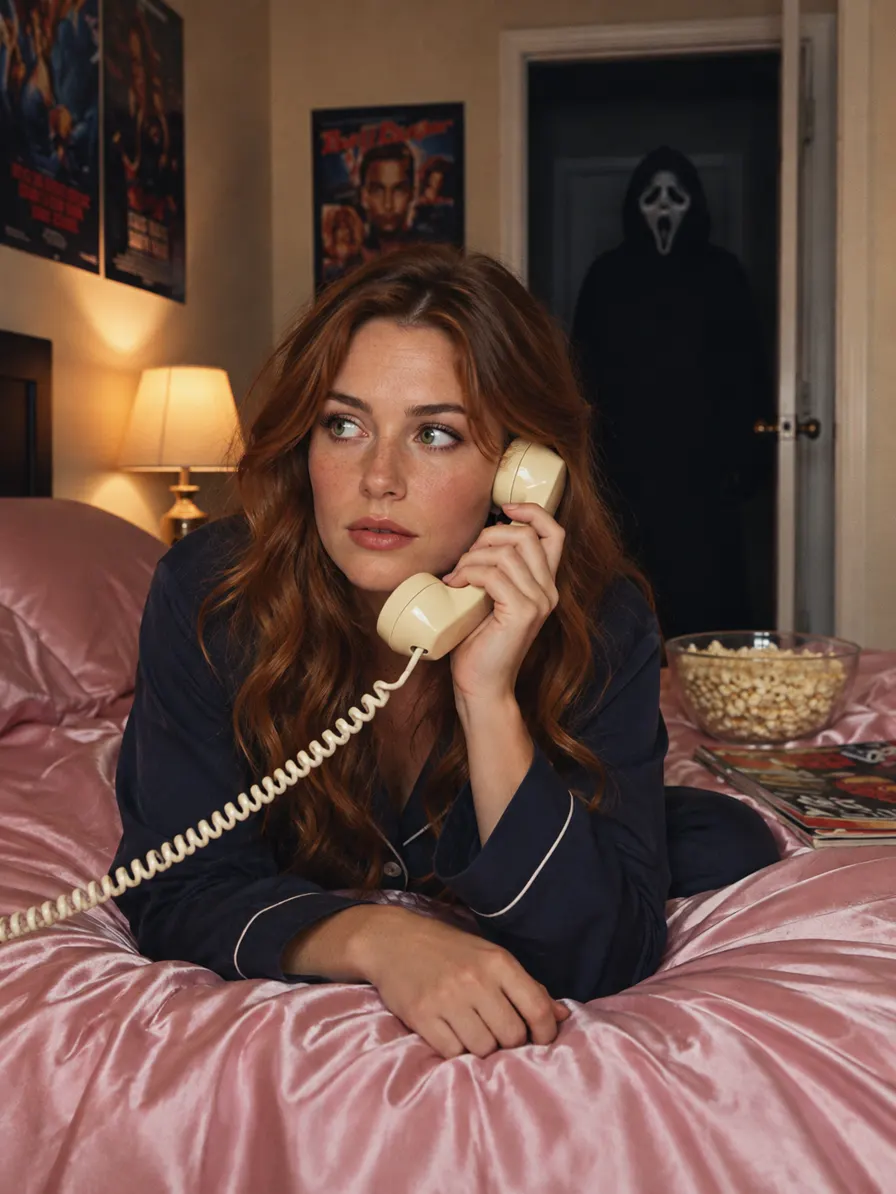 90s horror-movie phone call: Style inspiration · preview imagery