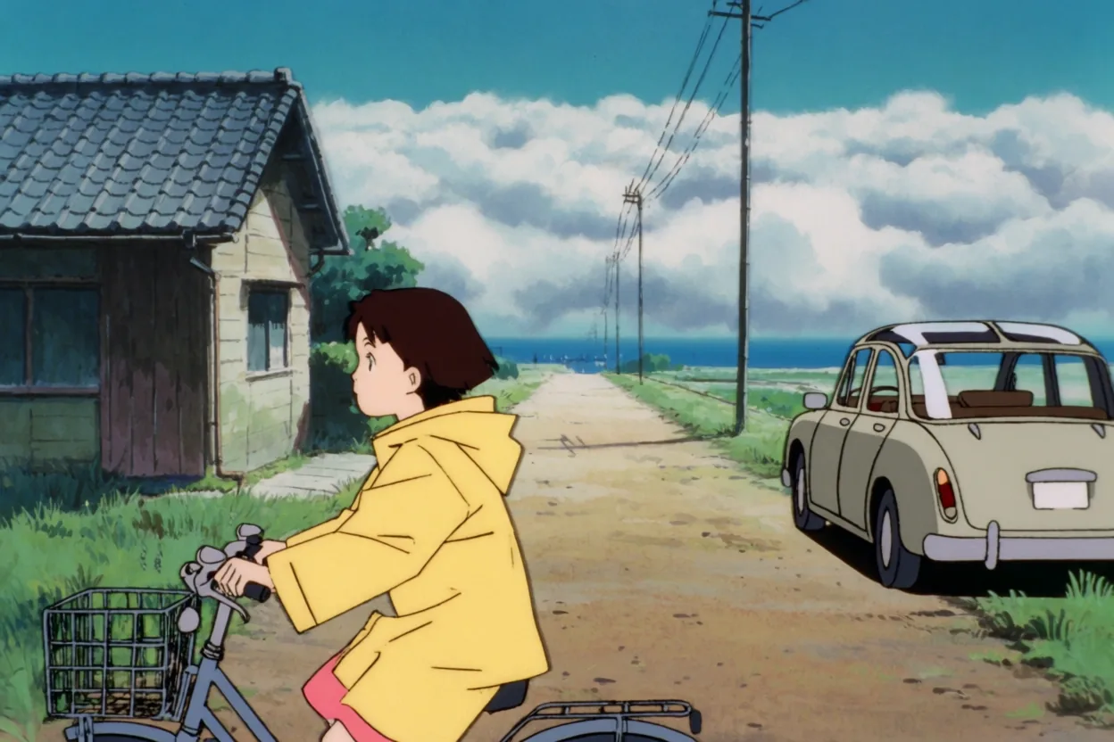 1990s anime seaside ride (Krea 2 Medium)