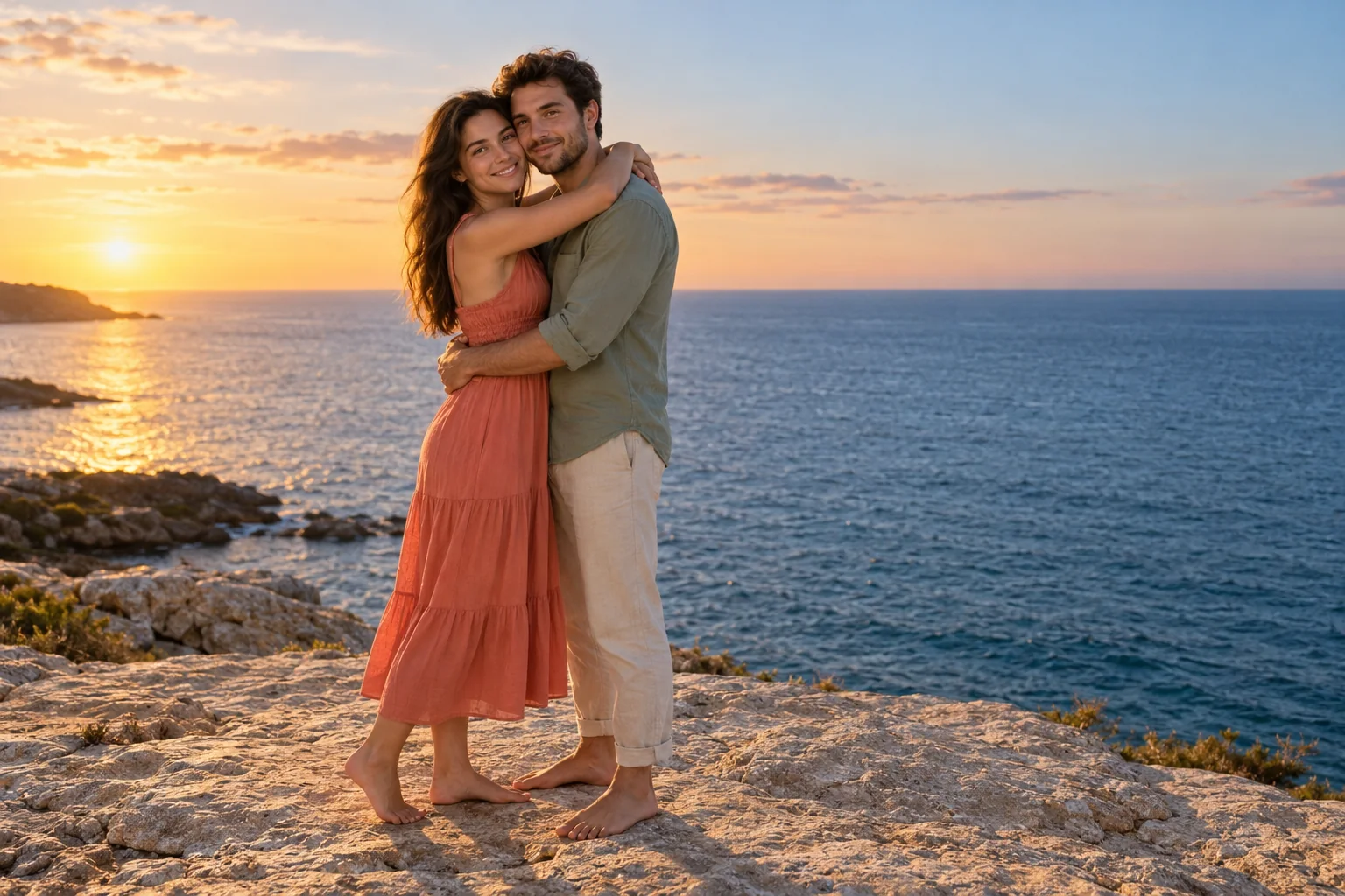 An ocean-side reunion