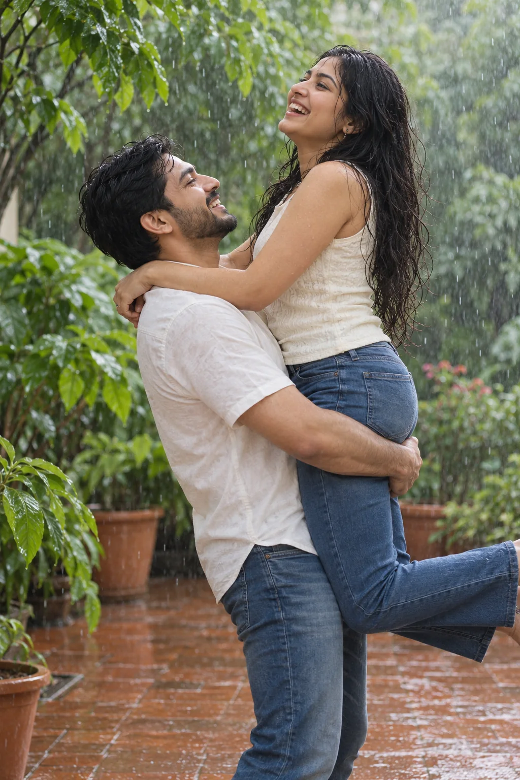 Laughter in the rain