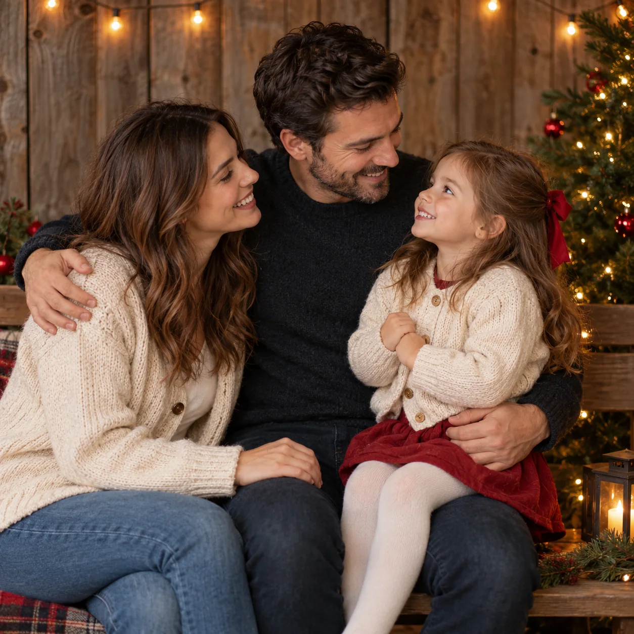Cozy holiday cuddle