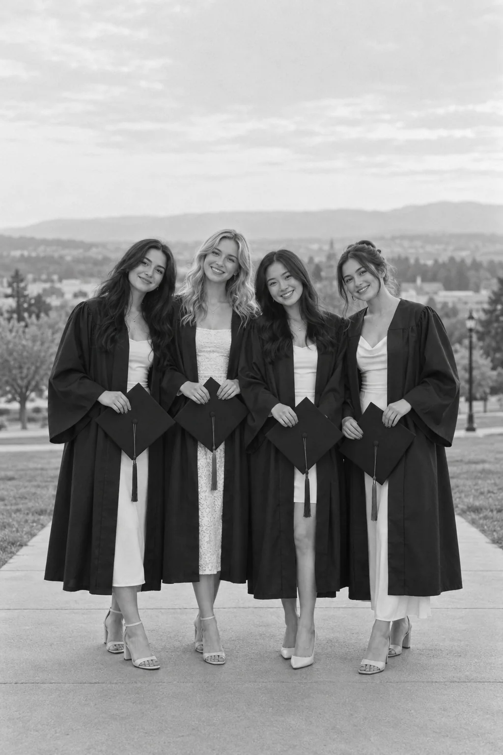 Graduation-day lineup